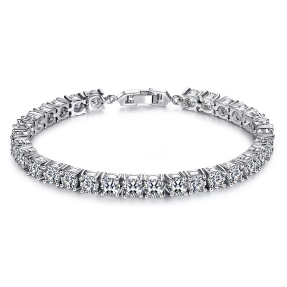 NEW 5MM TENNIS 925 STERLING SILVER BRACELET - Picture 6 of 6